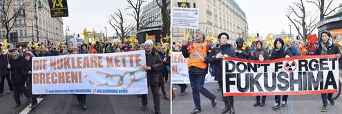 Kazaguruma-Demonstration am 10. März 2018 in Berlin