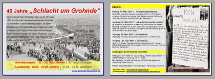 A6 Ankündigung im Postkartenformat